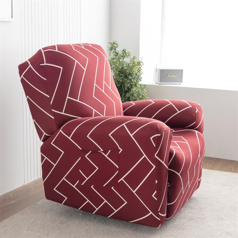 Recliner Cover First Class Sofa Cover All-inclusive Elastic Single Rocking Chair Cover Electric Function Chivas Nice Couch Case for Home