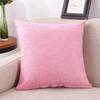 Luxurious Pure Color Cotton Linen Throw Pillow Cover For Home Office Sofa Decor