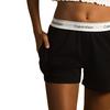 Calvin Klein Schriftzug Bund Jacquard Bequeme Schlafhose Damen Unterteile Schwarz QS6871-001