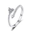 Copper Ring Classics Zircon For Women Luxury Shining Beautiful Ring Fashion Wedding Party Women Jewelry