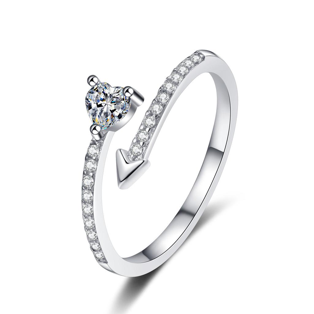 Copper Ring Classics Zircon For Women Luxury Shining Beautiful Ring Fashion Wedding Party Women Jewelry
