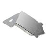 Mandolin Guitar Tailpiece with Screw Instrument Replacement Accessory (Silver)
