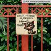 2D Flat - 1pc Vintage Aluminum Metal Sign, Outdoor Decorative Wall Plaque, Styled Like A Retro Tin Sign, with A Sarcastic Message, Tomorrow Will Be