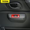 TESIN ABS Car Styling wnętrze okna przycisk podnoszenia dekoracyjny pokrowiec tapicerka Panel ramy naklejka na Suzuki Jimny 2007+