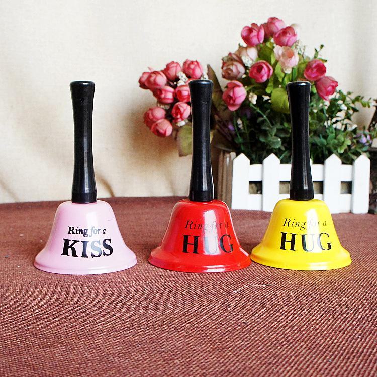 

Металлический брелок-звонок Yaosha для баров, дискотек, звонков или обедов Hand-cranked; Three large, medium and small