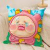 Cartoon Peach Print Cushion Cover, All-Season Universal & Removable Washable, Home Sofa Pillowcase