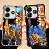 Anime S-Saint S-Seiya Plating Phone Case For Xiaomi Poco X5 X6 X7 X8 Pro Max F8 Ultra F7 M8 M7 M5S Redmi 15C 15 14C 13C 13 X3 12