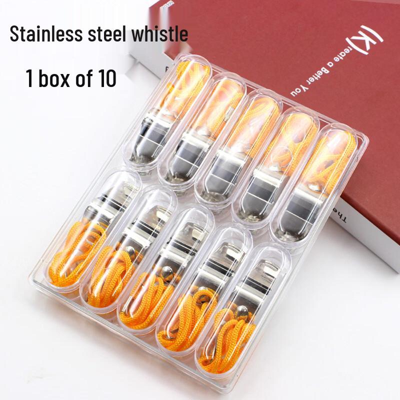 High-Volume Referee & Survival Whistle with Lanyard