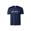Outdoor Cooling Casual Moisture-Wicking Crew Neck Short Sleeve T-Shirt Men Tops Navy-Blue AE0543-465