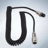 8-pin Coiled Microphone Cable, 8-Core, Convenient 8-Pin Coiled Extension Microphone Cord, Male To Female Cable