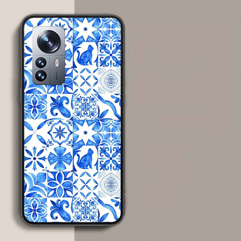 Blue White Porcelain Pattern Phone Case For Redmi Note 15 Pro 5G 14 13 12 Pro Plus 11 11T 11E 11S 10 Pro 10S 9 9S Cover Cell Cle