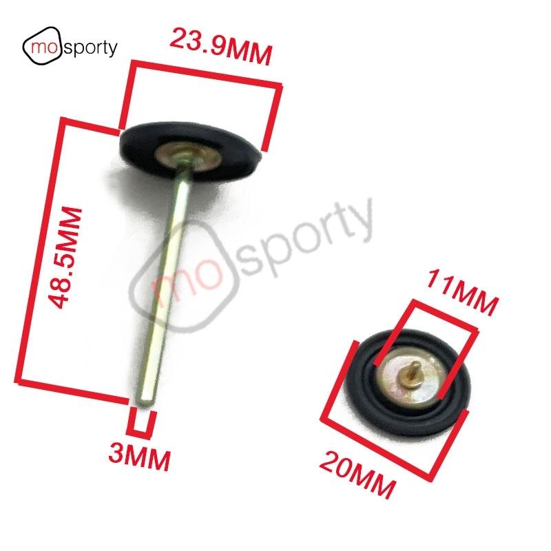Carburetor repair kit Configure plunger diaphragm and float for Keihin KT CVK24 CVK 24