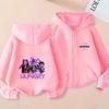 2025 New Y2K KPop Devil Hunter Zipper Hoodie Autumn Casual Long Sleeve Children's Clothing Fashion Versatile Girls' Top