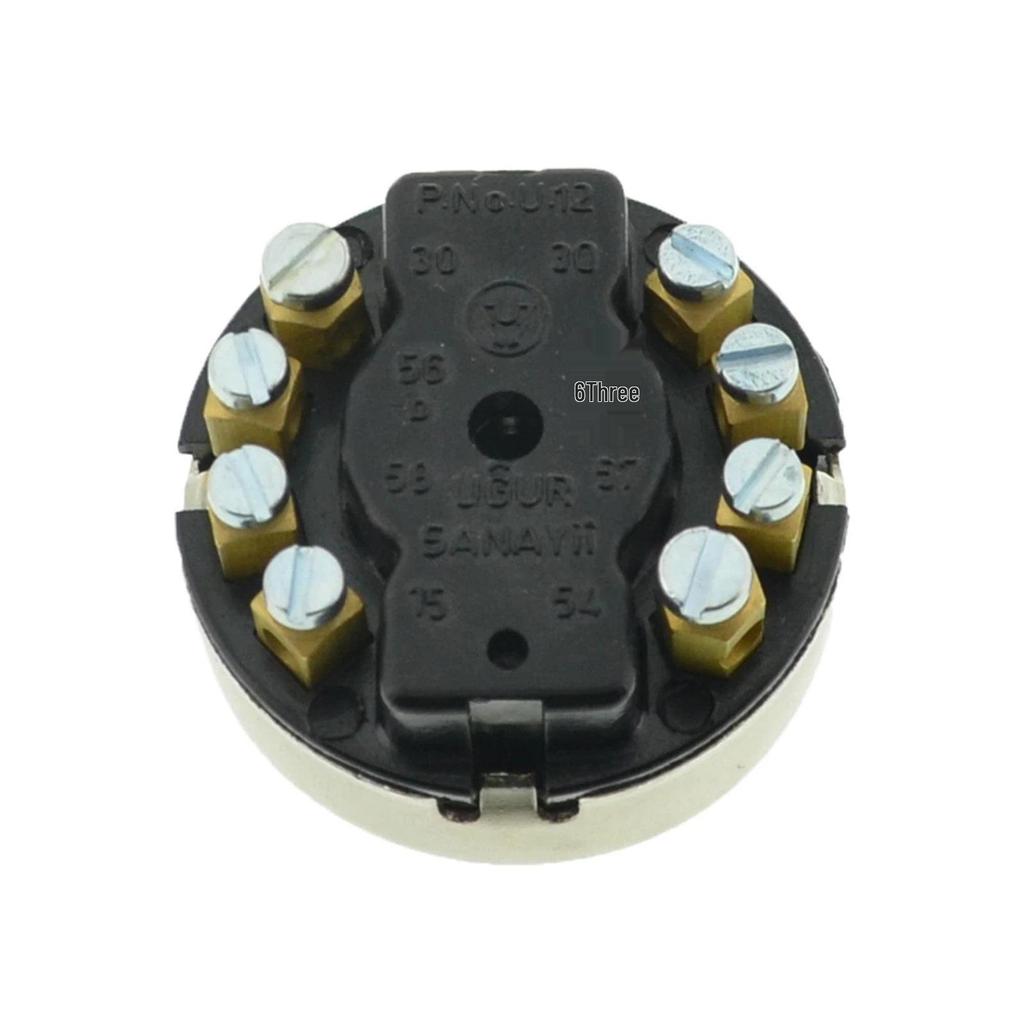 8-Pin Ignition Switch 0-1-2-3: Compatible with Tractors, Trailers, Lawnmowers