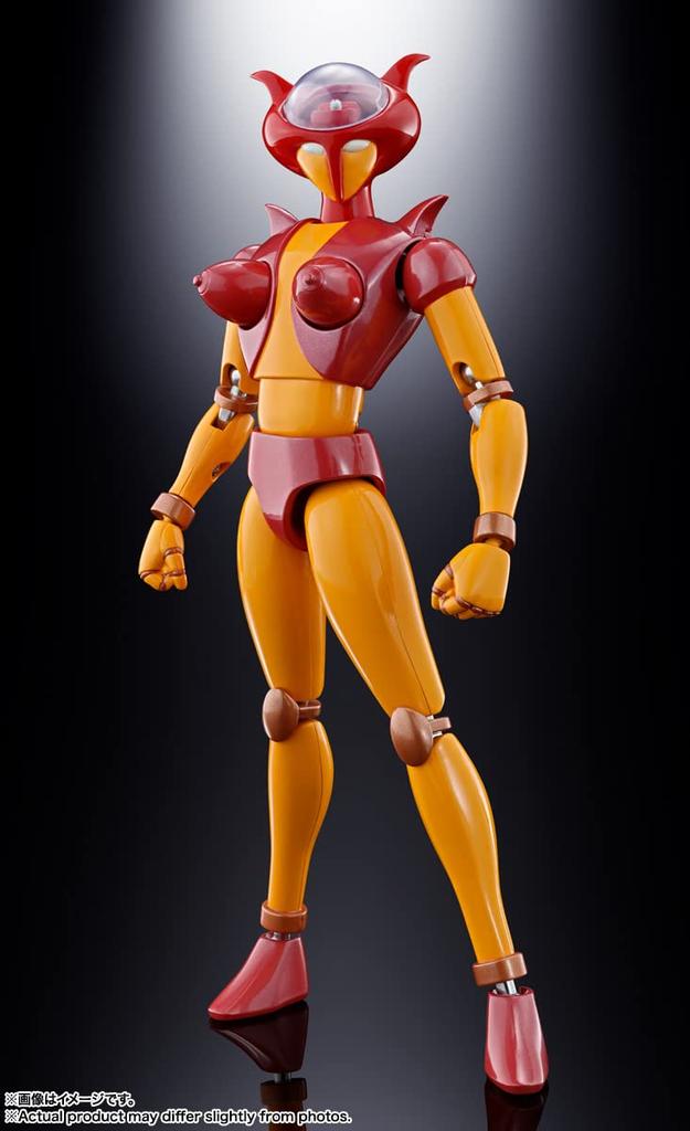 TAMASHII NATIONS Soul of Chogokin Mazinger Z Aphrodite A vs Minerva X Ungefähr 160 mm ABS POM Bemalte Bewegliche Figur GX-08R GX-09R Druckguss & &