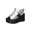 Fashion Women Sandals Summer New Platform Wedges Sandals Women Sexy Peep Toe High Heels Shoes Walking Designer Sandals