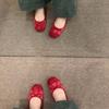 Fashion Ladies Shoes 2024 New Slip on Women's Flats Autumn Square Toe Bow Tie Mixed Colors Solft Sole Casual Comfortable Flats Shoes