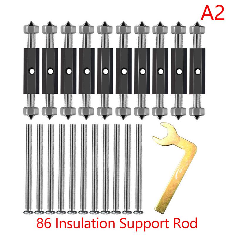 10Pcs Wall Switch Socket Cassette Repairer Adjustable Cassette Screws Support Rod With Wrench 86/118 Type Electrical Accessories