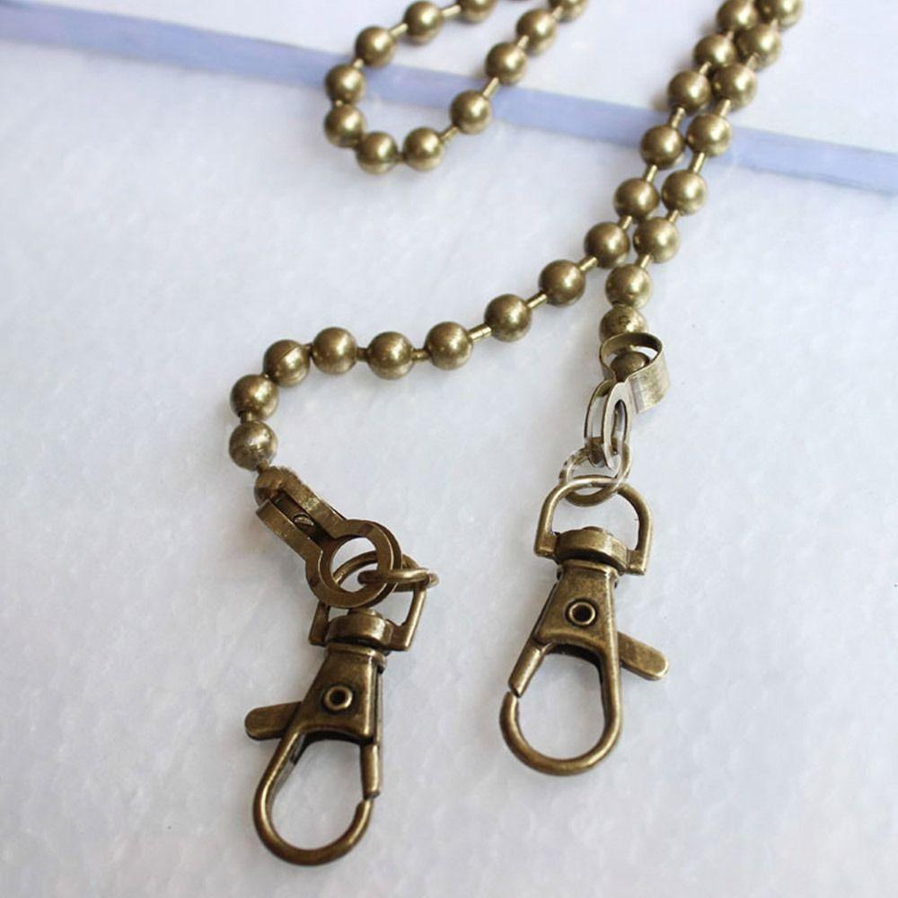 

120cm Shoulder Bag Straps Metal Alloy Purse Chain Belt Fashion Bag Chains бронзовий