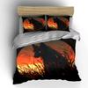 Wild Wolf Decorative Set Soft Comfortable Duvet Cover Bedding Set Included 1*Duvet Cover & 2*Pillowcases, Gift