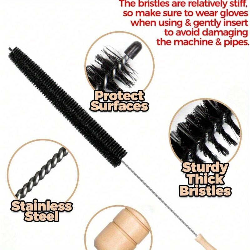 1 Pack Dryer Vent Cleaner Kit Dryer Lint Brush Vent Cleaner Long Flexible Refrigerator Dryer Lint Vent Trap Brush Gas Electric Fire Prevention Exhaust