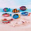 Bamboo Cute Ocean Animal Hair Clips: Tropical Fish & Cartoon Shark Claw Accessories.
