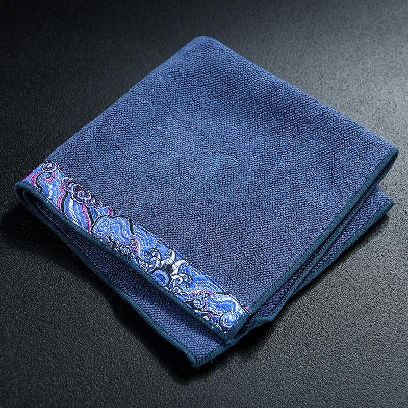 Chinese Style Tea Towel Cloth Thickened Absorbent Soft Table Cleaning Tea Cloth Towel Cloth Home Tea Ceremony Accessories New