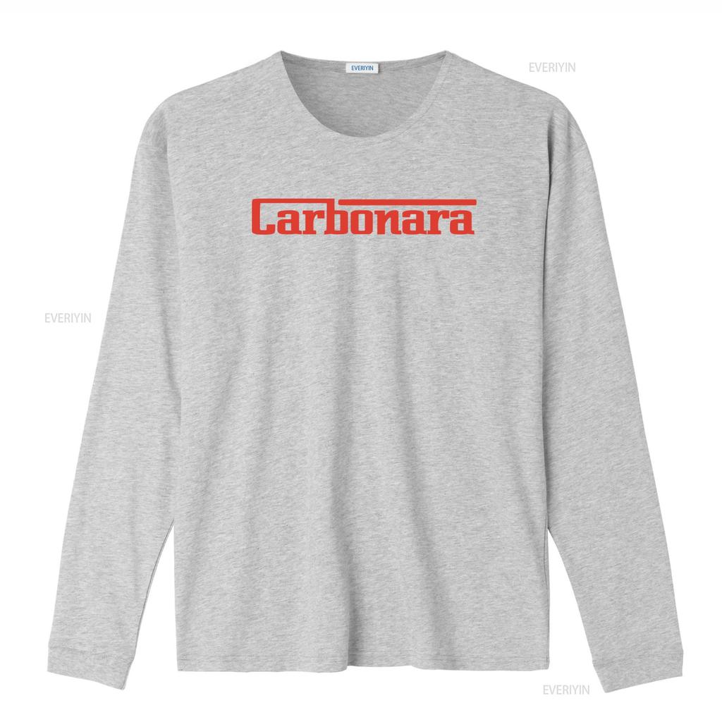 Carbonara T Shirt Pasta Spaghetti Foodie Funny Food  vintage Washed Stylish Stretched streetwear Versatile homme graphic Casual