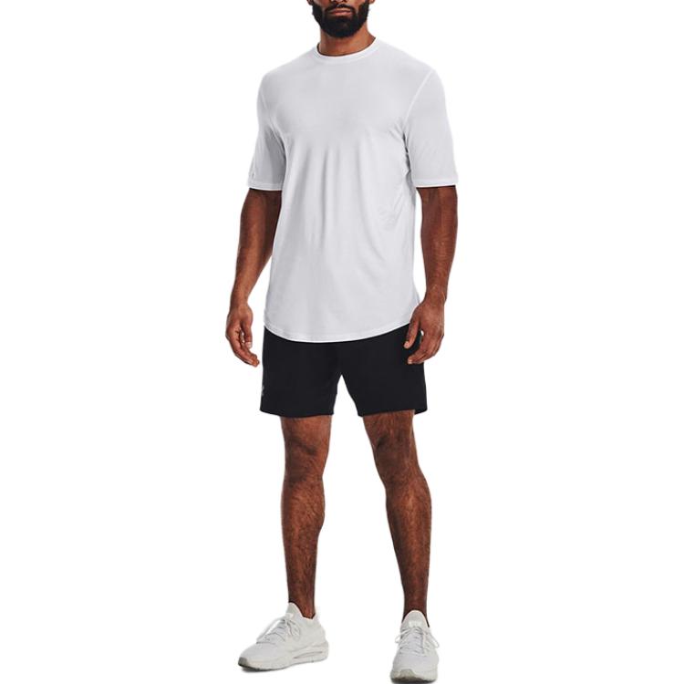 Under Armour Solid Color Outdoor Casual Training Shorts Men Shorts Black 1370378-001