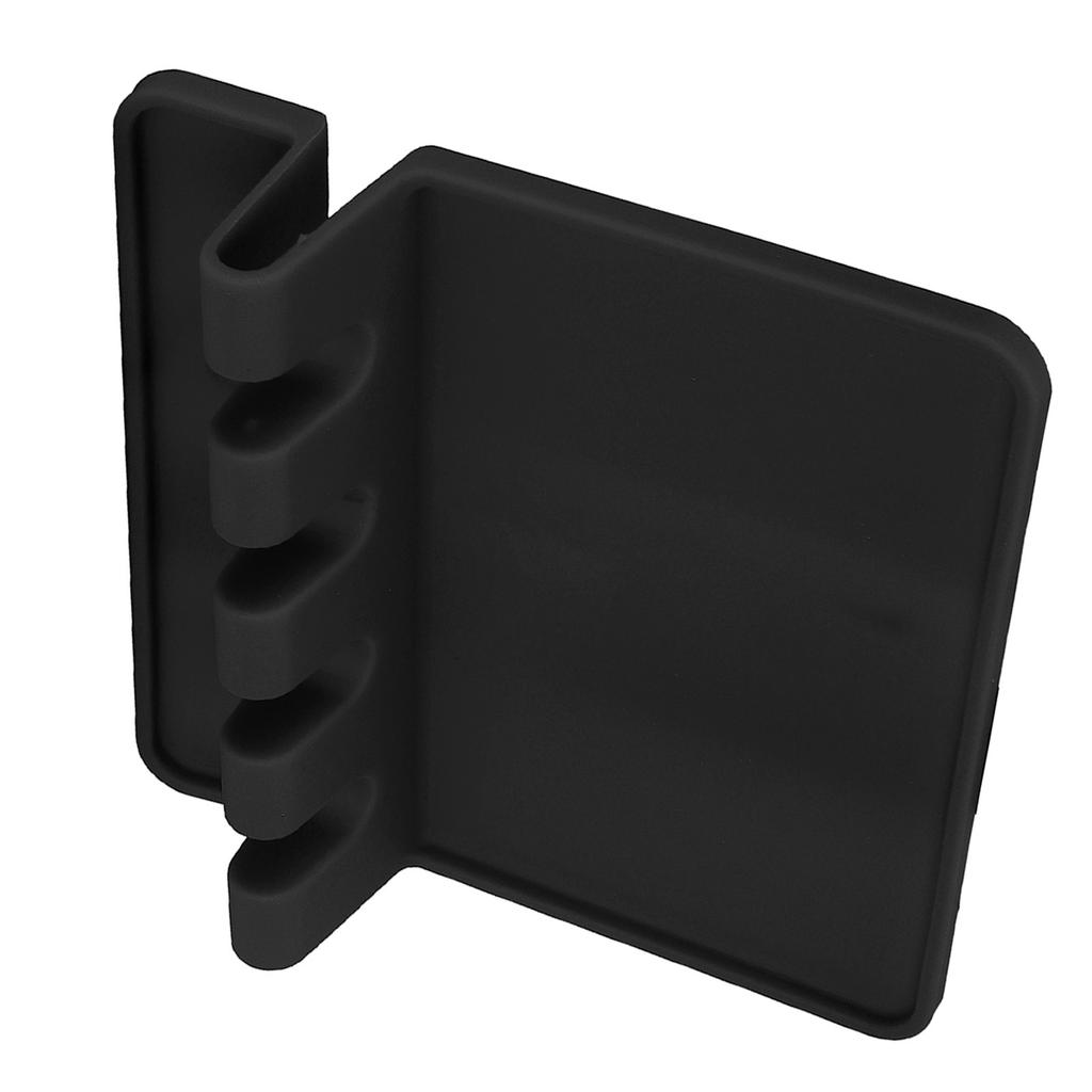Food Grade Silicone Soup Spoon Mat MultiFunction Spatula Tableware Rack for Kitchen Home