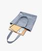 Friedensstifter Wildleder Öko-Tasche (Hellgrau)