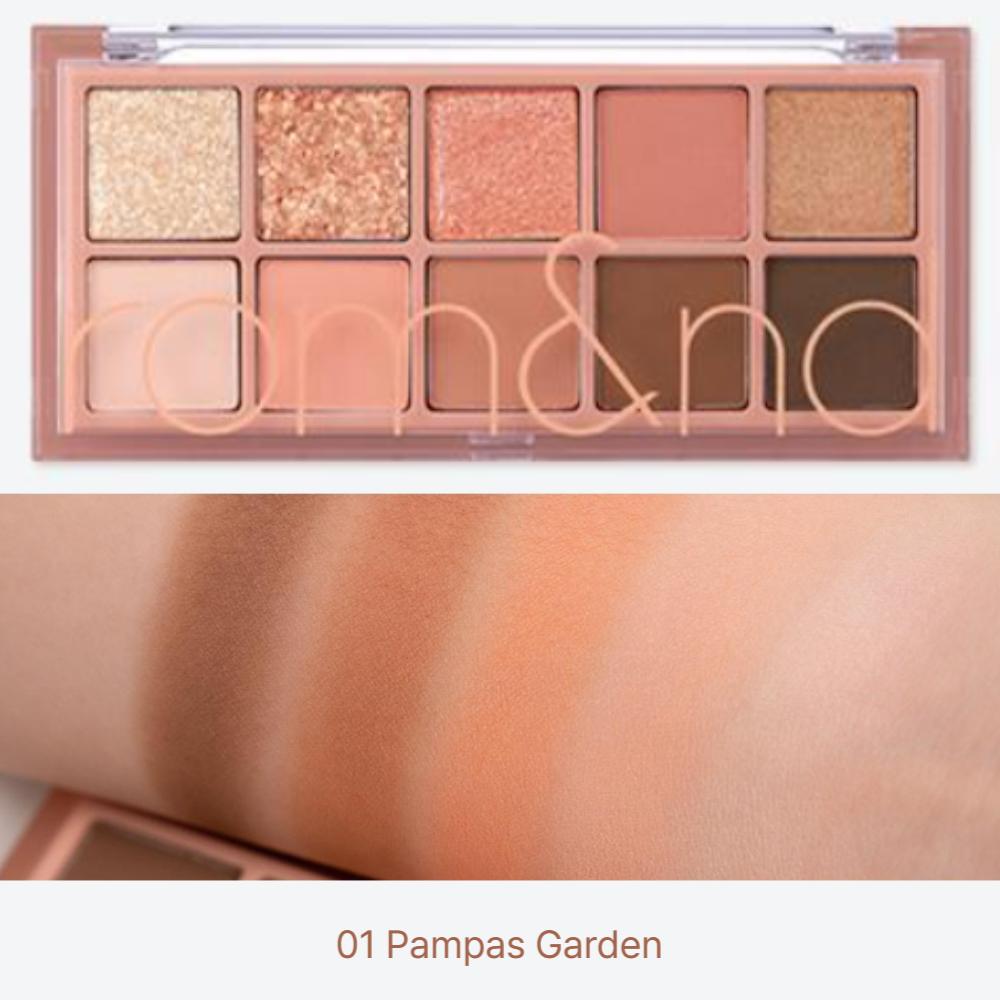 

Rom&nd Лучше, чем палетка – Корейская коллекция теней для век, Глиттерные, матовые и нюдовые оттенки, K-Beauty трендовый макияж в подарок 01 Pampas Garden