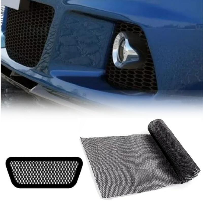 Универсальная Автомобильная 3D-сетка-спойлер на бампер,tuning, решетка, вентиляционная сетка, соты, ABS-пластик, гоночная, 120x40см 120x40cm