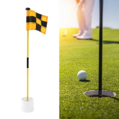 Flagpole Portable 3 Feet   Flag Pole Flag Hole Cup Set 2 Section Design for Indoors Outdoors