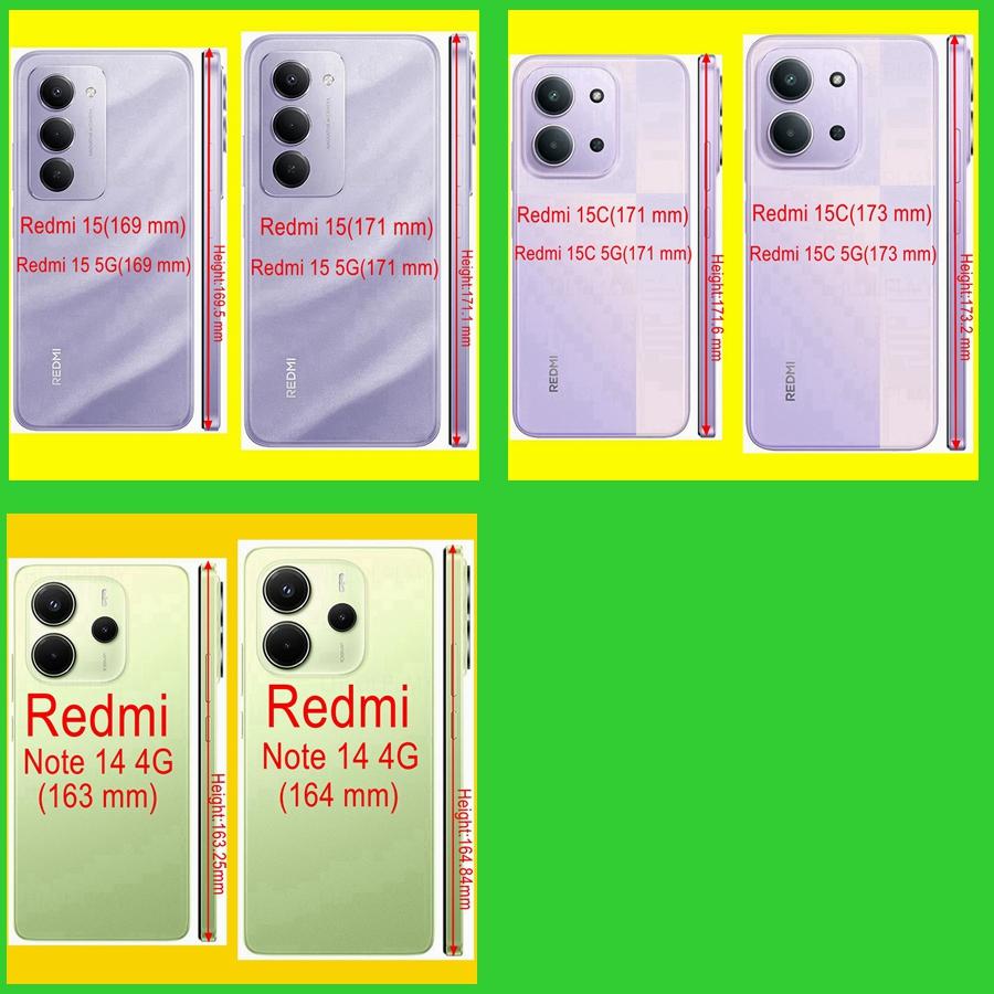 Airbag Shookproof Lens Case For Xiaomi Redmi Note 12 4G 12S 13 Pro 5G 14S 14 Plus A5 15 15C Plating Silicone Back Clear Cover