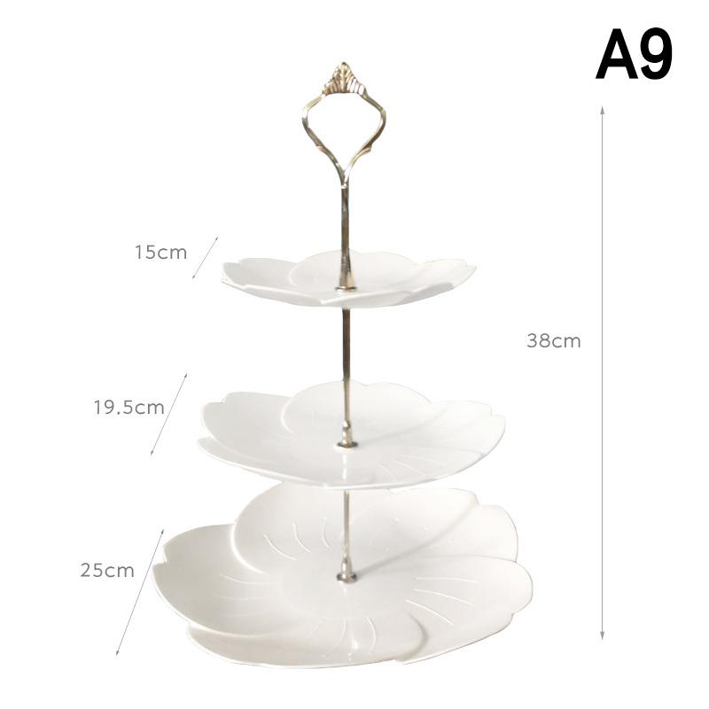 2/3 Katlı Cupcake Standı Servis Standı Tatlı Kulesi Meyve Tepsisi Çay Partisi Bebek Partisi Düğün Noel Partisi İçin