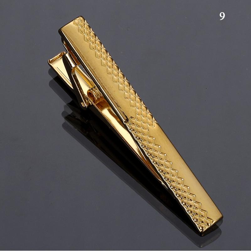 New Fashion Men'S Tie Clips Metal Necktie Daily Business Wedding Ceremony Tie Clip Pin Men Fashion Party Jewelry Accessories Gif