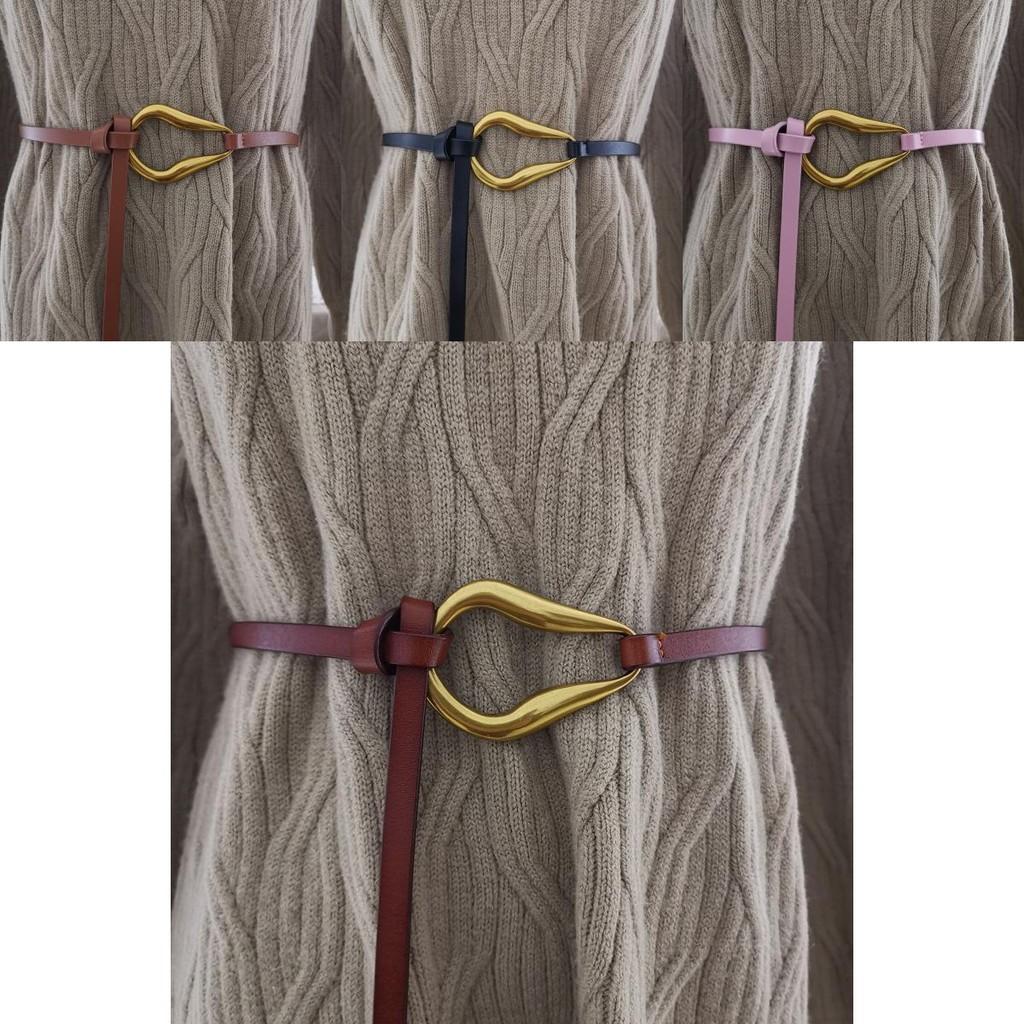 Womens Waist Leather Strap With Metal Buckle For Women Fashion And Daily Wear