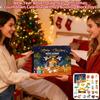 New Year Advent Calendar - Christmas Countdown Calendar With 24 Building Block Toys