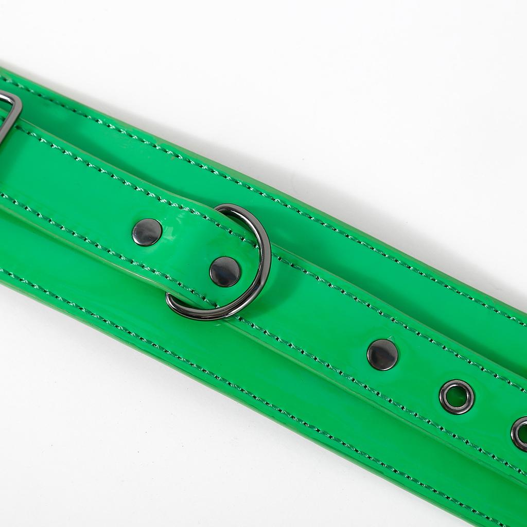 Sm Handcuffs Sex Ankle Cuff Bdsm Bondage Restraints Colored Leather Handcuff Adult Game Erotic Couple Sex Toy