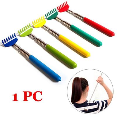 Multicolor Stainless Steel Relieve Itching Telescopic Metal Scratching Device Back Scratcher Itch Scratching Massage Tools