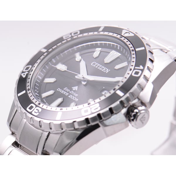 Citizen Pánské BN0190-82E ( Hodinky PROMASTER MARINE Series Eco-drive 200m Diver) Kulaté hodinky stříbrné
