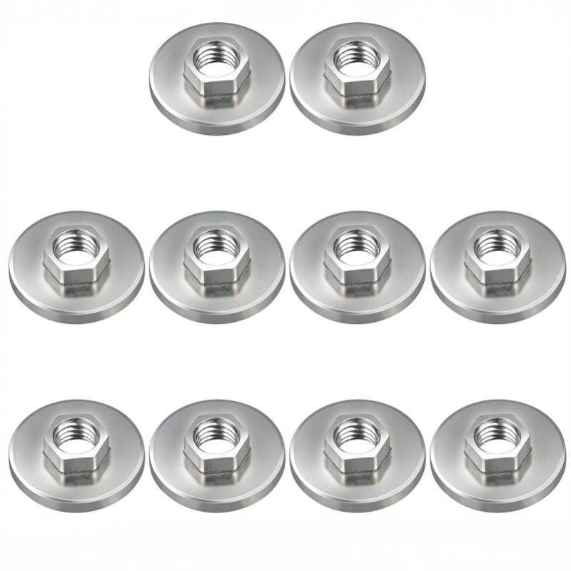 Universal Angle Grinder Pressure Plate: Hex Nut & Four-Hole Clamp for Electric Tools.