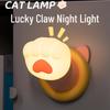 Magnetic Cat Paw Night Light: Cute Bedside Lamp & Birthday Gift