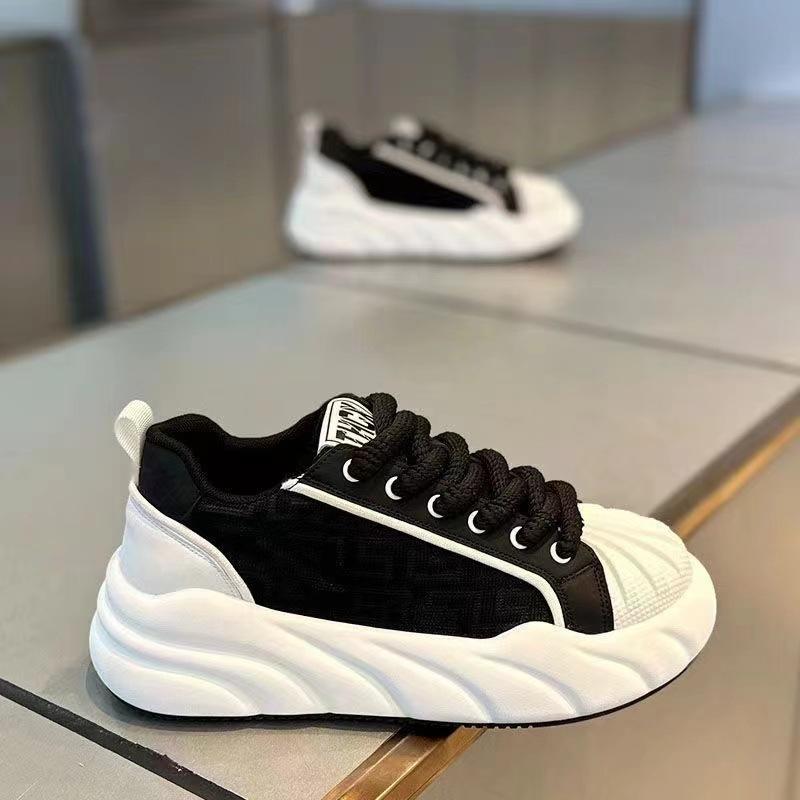 Board shoes men's spring new breathable sports casual shoes youth platform versatile little white men's shoes