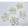 Flower Charm Pendants Abstract Flower Charm Dangle Jewelry Making Accessories