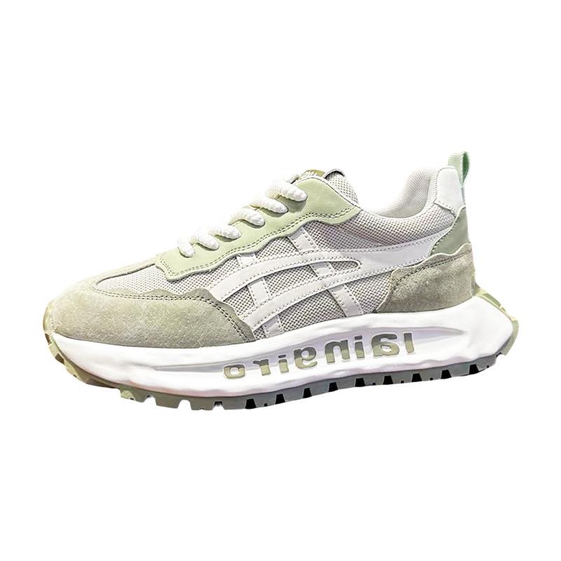 Neue Forrest Gump Schuhe Plateau-Erhöhungsschuhe Frühling und Sommer Atmungsaktiv und bequem Sport und Freizeit Papa-Schuhe