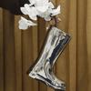 Creative Ceramic Vase Boots Shoe Flower Arrangement Hydroponics Accessories Flower Vase Porcelain Ornaments Home Decoration