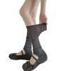 Summer ThinWomen Leg Warmers Ballet Style Breathable Knitted Foot Cover JK Lolita Leg Warmers Solid Color Long Socks Stockings