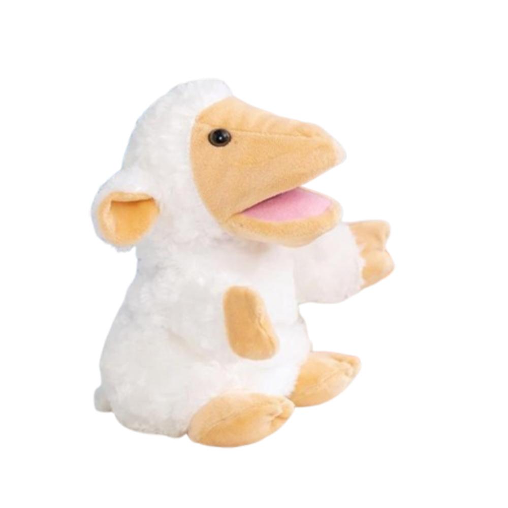 

Cartoon Plush Animal Puppets 24cm Stuffed Plush Animal Toy Stuffed Hand Doll Role-Playing Sheep